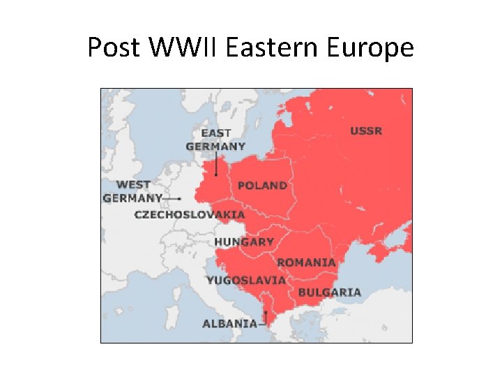 Post WWII Eastern Europe 