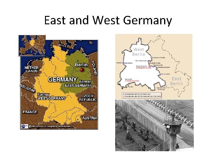 East and West Germany 