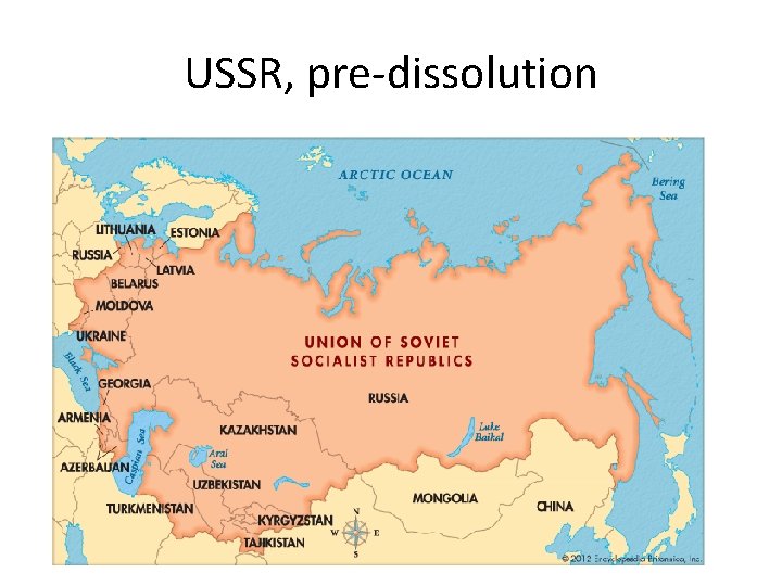 USSR, pre-dissolution 