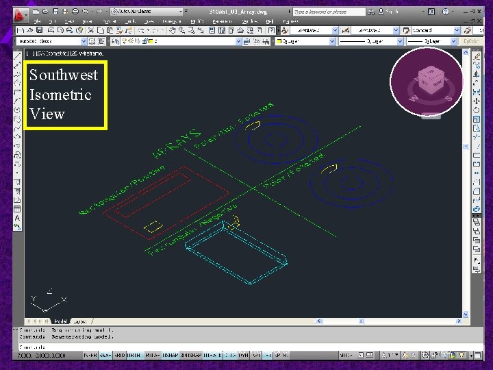 Southwest Isometric Views and Viewports 25 