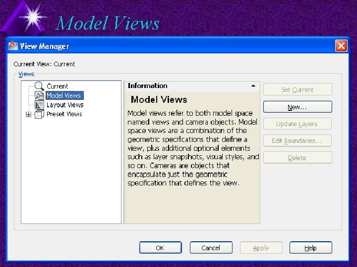 Model Views and Viewports 9 