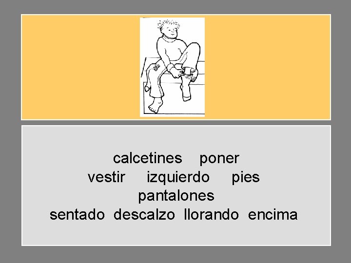 calcetines poner vestir izquierdo pies pantalones sentado descalzo llorando encima calcetines poner vestir izquierdo pies pantalones sentado descalzo llorando encima