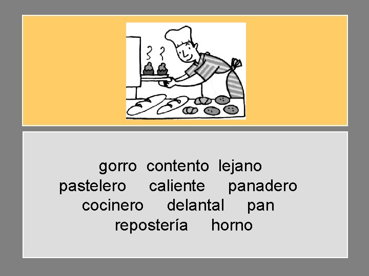 gorro contento lejano pastelero caliente panadero cocinero delantal pan repostería horno gorro contento lejano pastelero caliente panadero cocinero delantal pan repostería horno