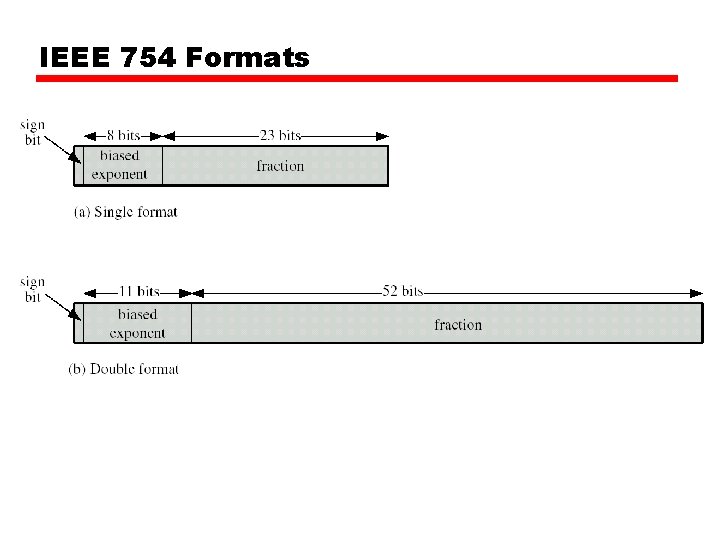 IEEE 754 Formats 