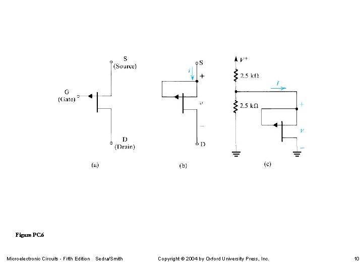 Figure PC. 6 Microelectronic Circuits - Fifth Edition Sedra/Smith Copyright 2004 by Oxford University