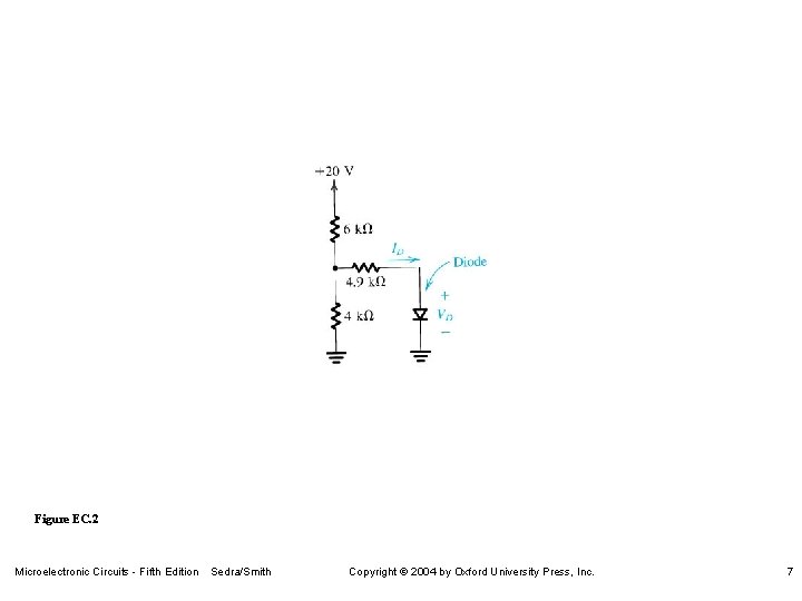 Figure EC. 2 Microelectronic Circuits - Fifth Edition Sedra/Smith Copyright 2004 by Oxford University