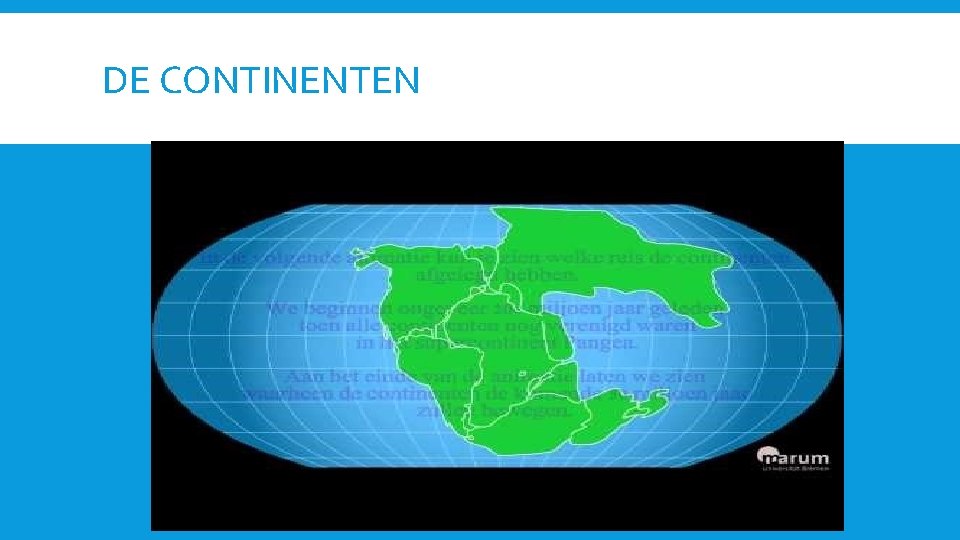 DE CONTINENTEN DE CONTINENTEN