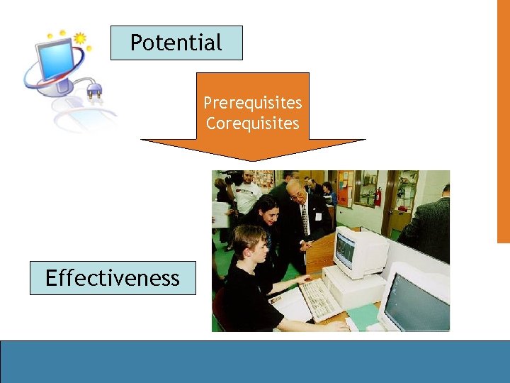 Potential Prerequisites Corequisites Effectiveness 