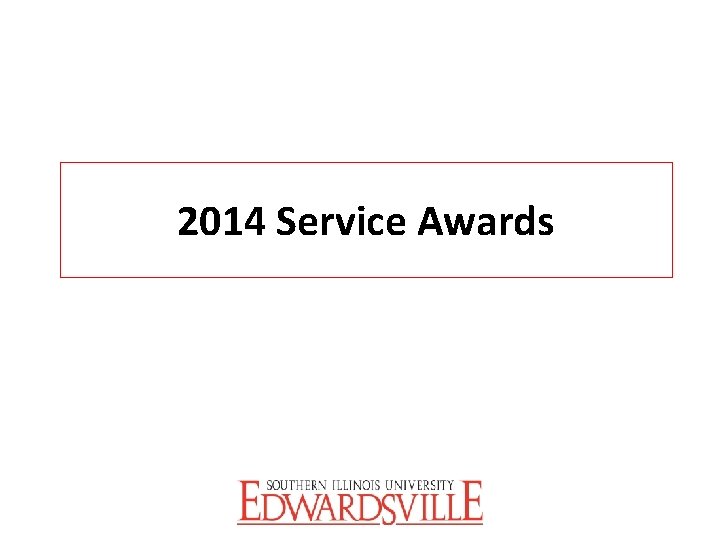 2014 Service Awards 
