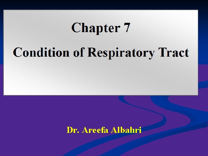 Dr. Areefa Albahri 