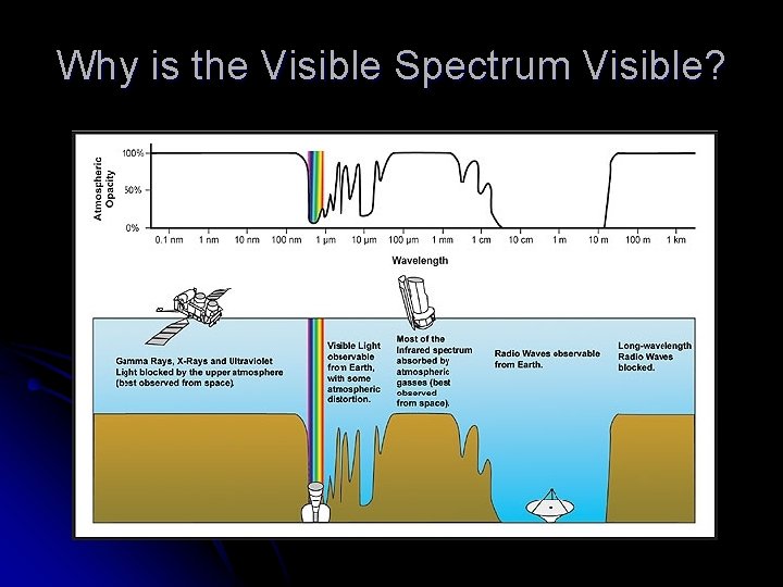 Why is the Visible Spectrum Visible? Why is the Visible Spectrum Visible?