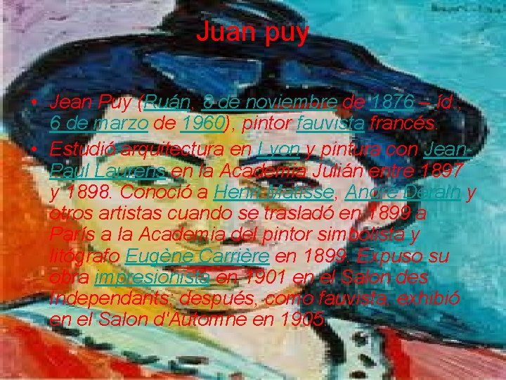 Juan puy • Jean Puy (Ruán, 8 de noviembre de 1876 – íd. ,