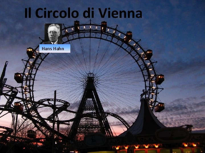 Il Circolo di Vienna Hans Hahn 