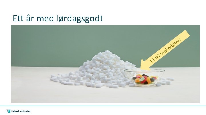 Ett år med lørdagsgodt ! u e kk 13 s 0 0 r er