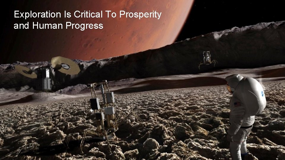 Exploration Is Critical To Prosperity and Human Progress 