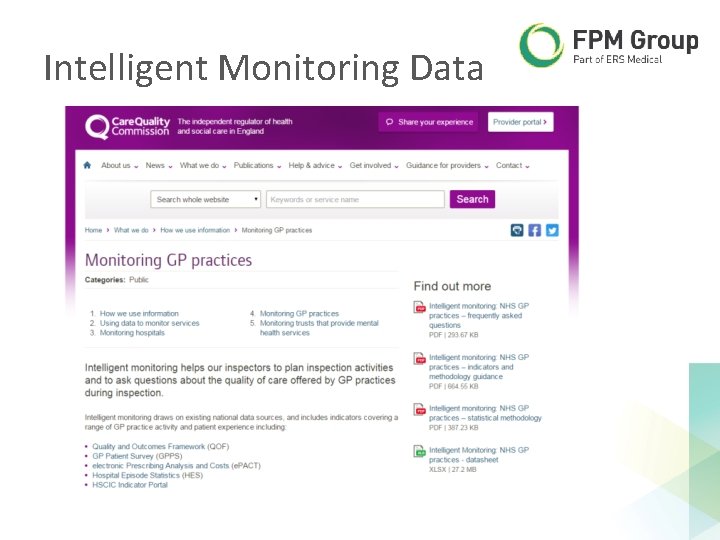 Intelligent Monitoring Data Intelligent Monitoring Data