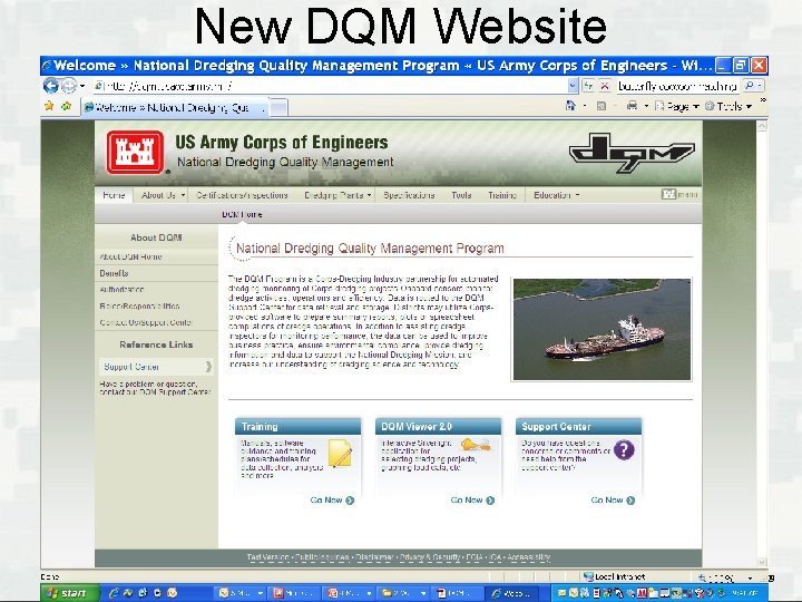 New DQM Website BUILDING STRONG® 