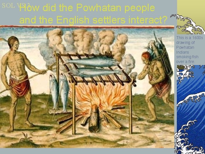 SOL VS. 3 How did the Powhatan people and the English settlers interact? This