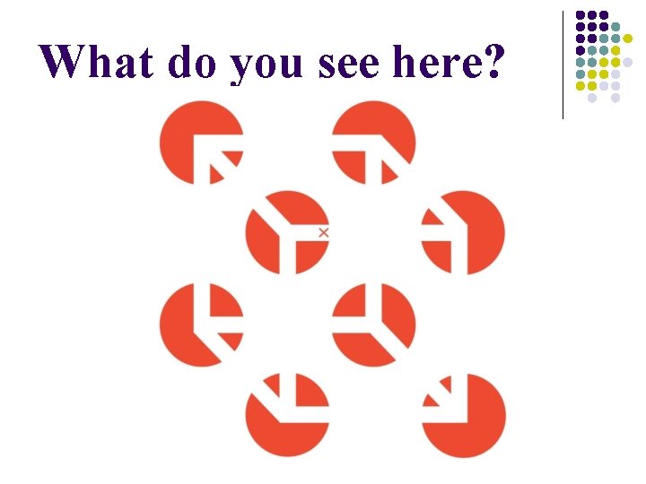 What do you see here? What do you see here?