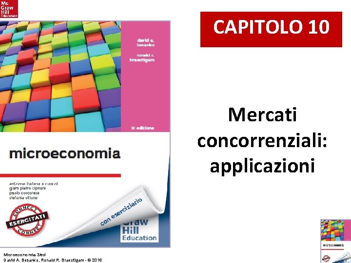 CAPITOLO 10 Mercati concorrenziali: applicazioni Microeconomia 3/ed David A. Besanko, Ronald R. Braeutigam -