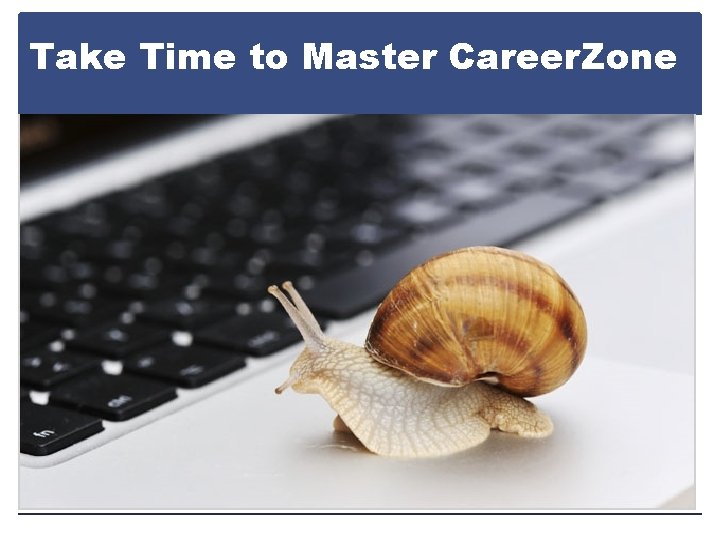 Take Time to Master Career. Zone 