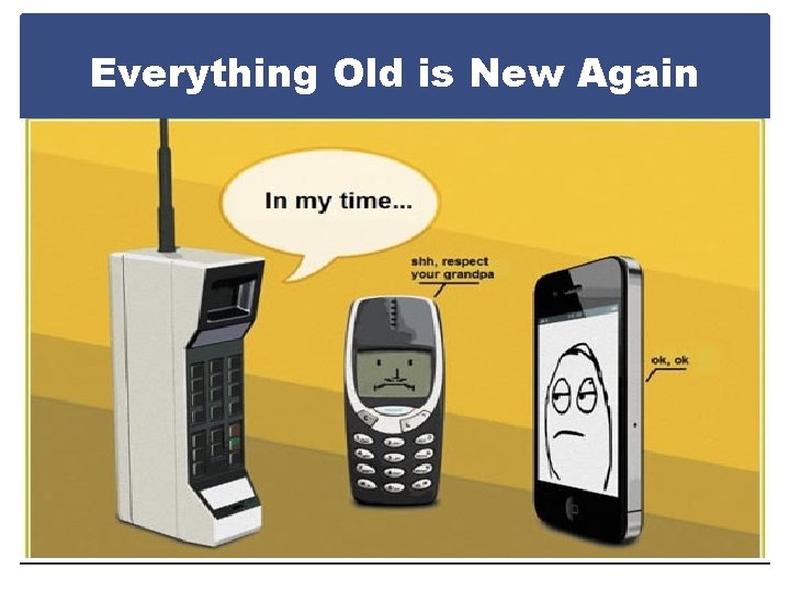 Everything Old is New Again 