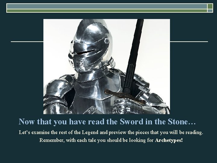 Now that you have read the Sword in the Stone… Let’s examine the rest