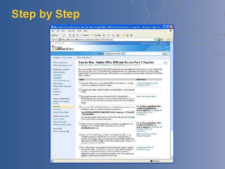 Step by Step Step by Step