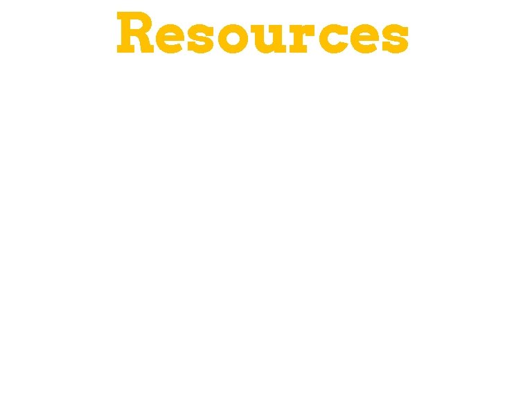 Resources 