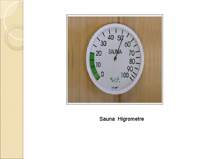  Sauna Higrometre 