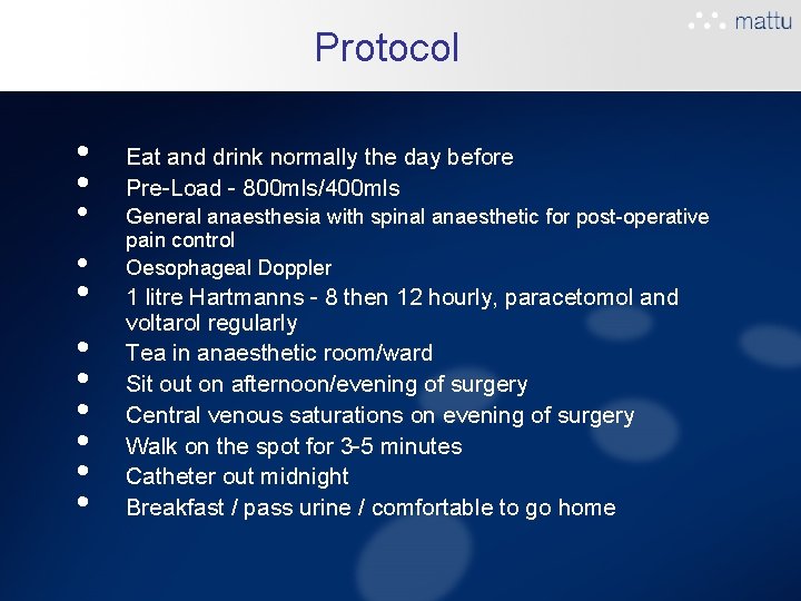 Protocol • • • Eat and drink normally the day before Pre-Load - 800 Protocol • • • Eat and drink normally the day before Pre-Load - 800