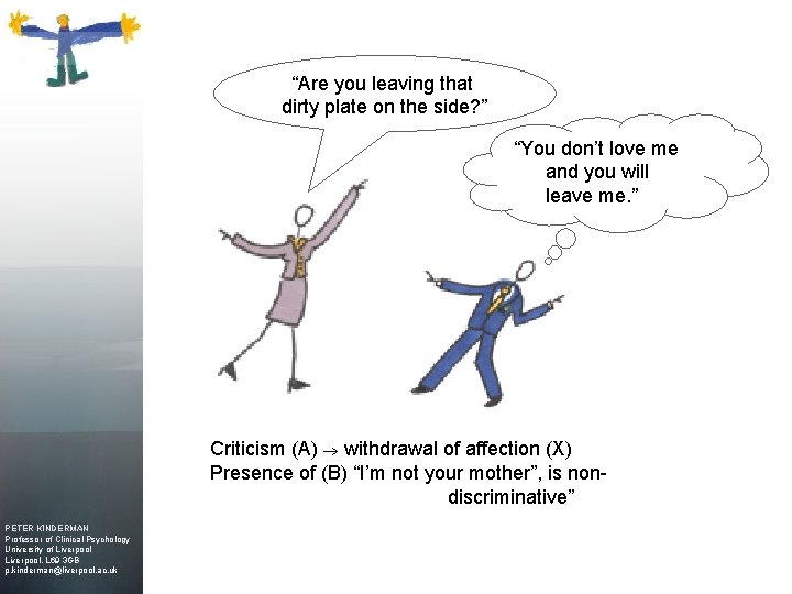 “Are you leaving that dirty plate on the side? ” “You don’t love me