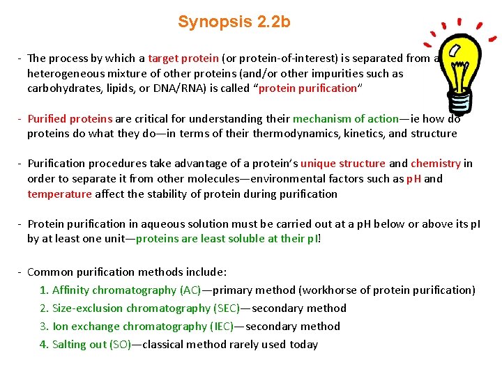 Synopsis 2. 2 b - The process by which a target protein (or protein-of-interest)
