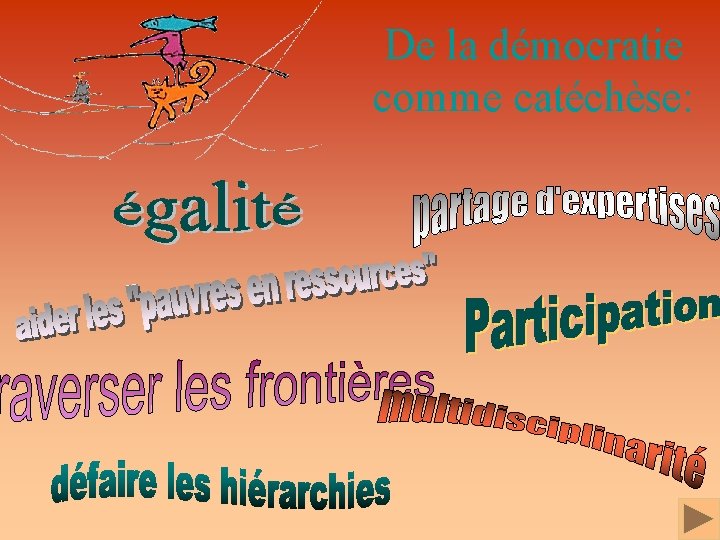 De la démocratie comme catéchèse: 