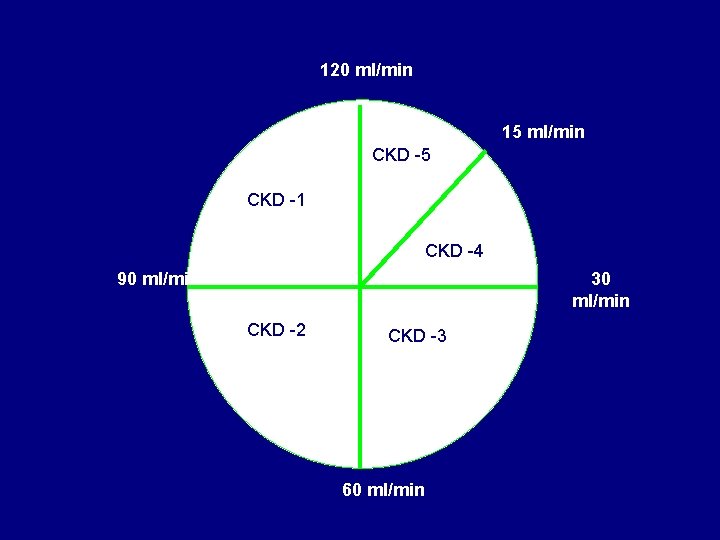 120 ml/min 15 ml/min CKD -5 CKD -1 CKD -4 90 ml/min 30 ml/min 120 ml/min 15 ml/min CKD -5 CKD -1 CKD -4 90 ml/min 30 ml/min