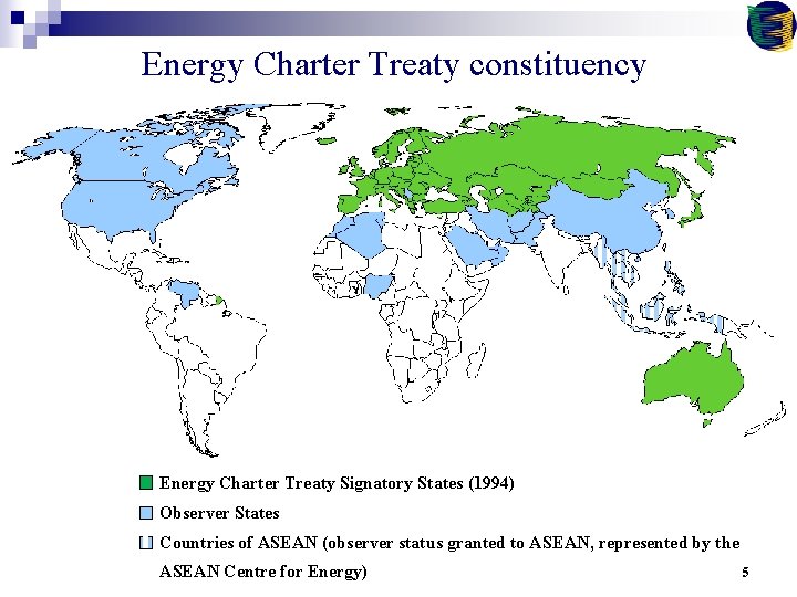 Energy Charter Treaty constituency Energy Charter Treaty Signatory States (1994) Observer States Countries of
