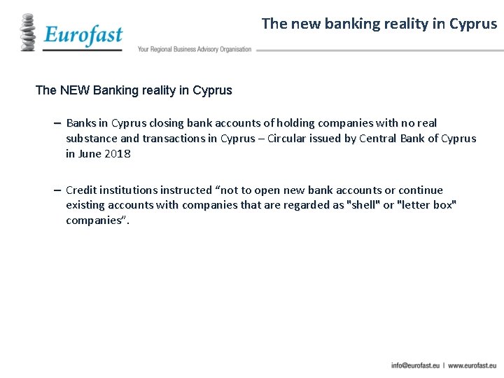 The new banking reality in Cyprus The NEW Banking reality in Cyprus – Banks