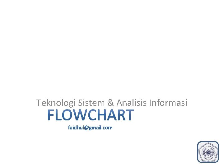 Teknologi Sistem & Analisis Informasi 