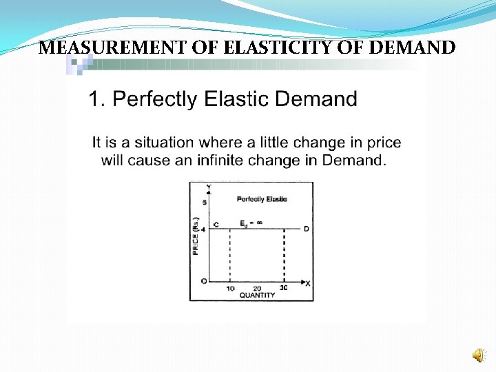 MEASUREMENT OF ELASTICITY OF DEMAND 