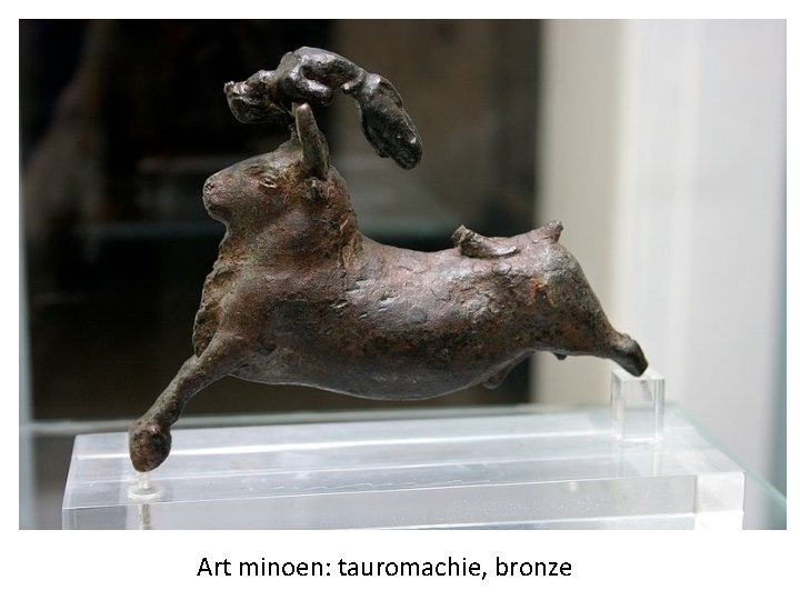 Art minoen: tauromachie, bronze 