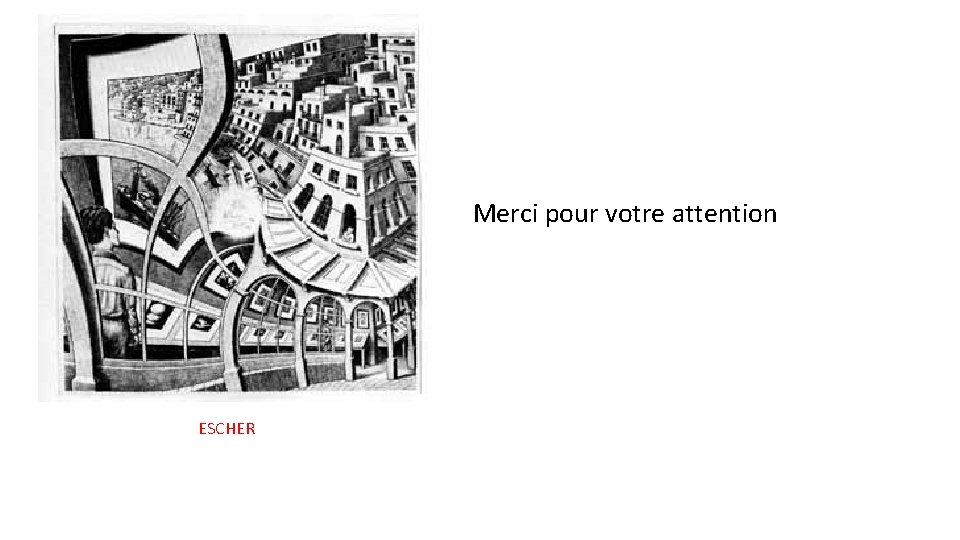 Merci pour votre attention ESCHER 