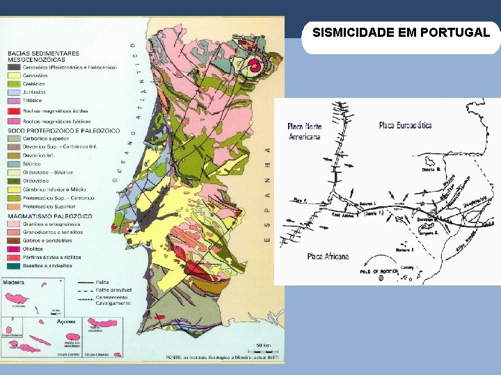 SISMICIDADE EM PORTUGAL 