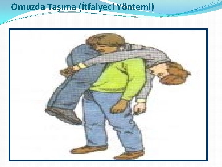 Omuzda Taşıma (İtfaiyeci Yöntemi) 