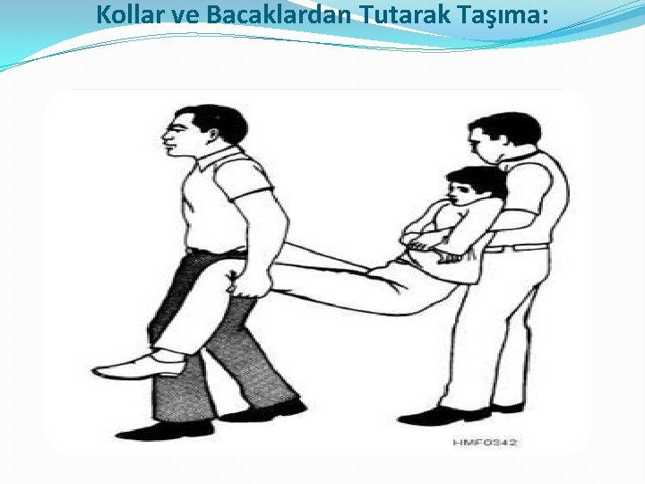 Kollar ve Bacaklardan Tutarak Taşıma: 