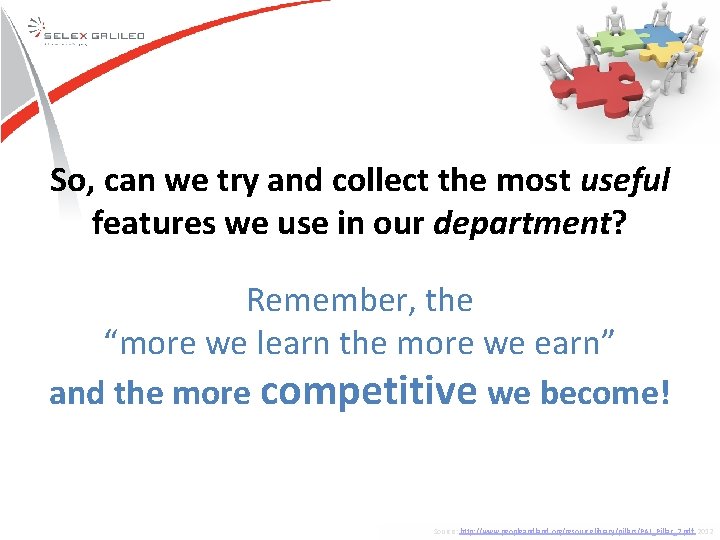 So, can we try and collect the most useful features we use in our So, can we try and collect the most useful features we use in our