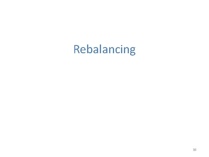 Rebalancing 38 