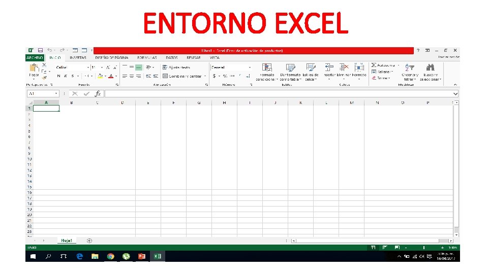 ENTORNO EXCEL 