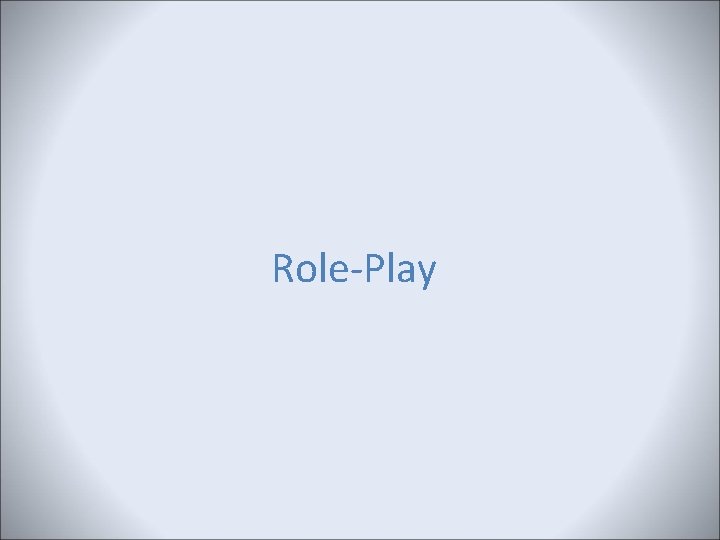 Role-Play Role-Play