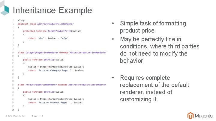 Inheritance Example • Simple task of formatting product price • May be perfectly fine