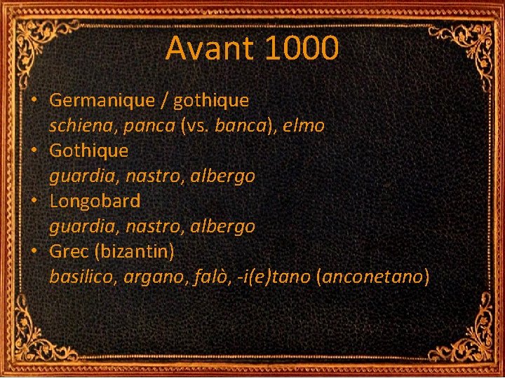 Avant 1000 • Germanique / gothique schiena, panca (vs. banca), elmo • Gothique guardia, Avant 1000 • Germanique / gothique schiena, panca (vs. banca), elmo • Gothique guardia,